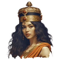 Portrait réaliste peinture d’une guerrière amazone protectrice, en armure sobre, représentant la maintenance technique sécurisée d’un site WordPress.