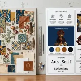 Comparaison entre une identité visuelle décorative et une identité visuelle stratégique